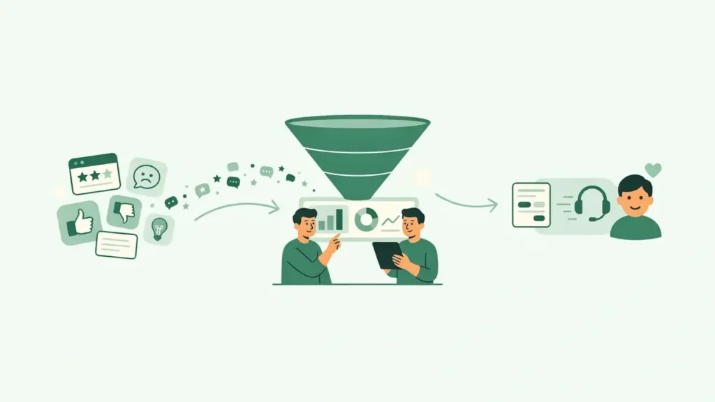 Customer feedback being prioritized and turned into product and service improvements